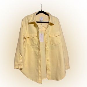Joie Fleece Button Up Jacket